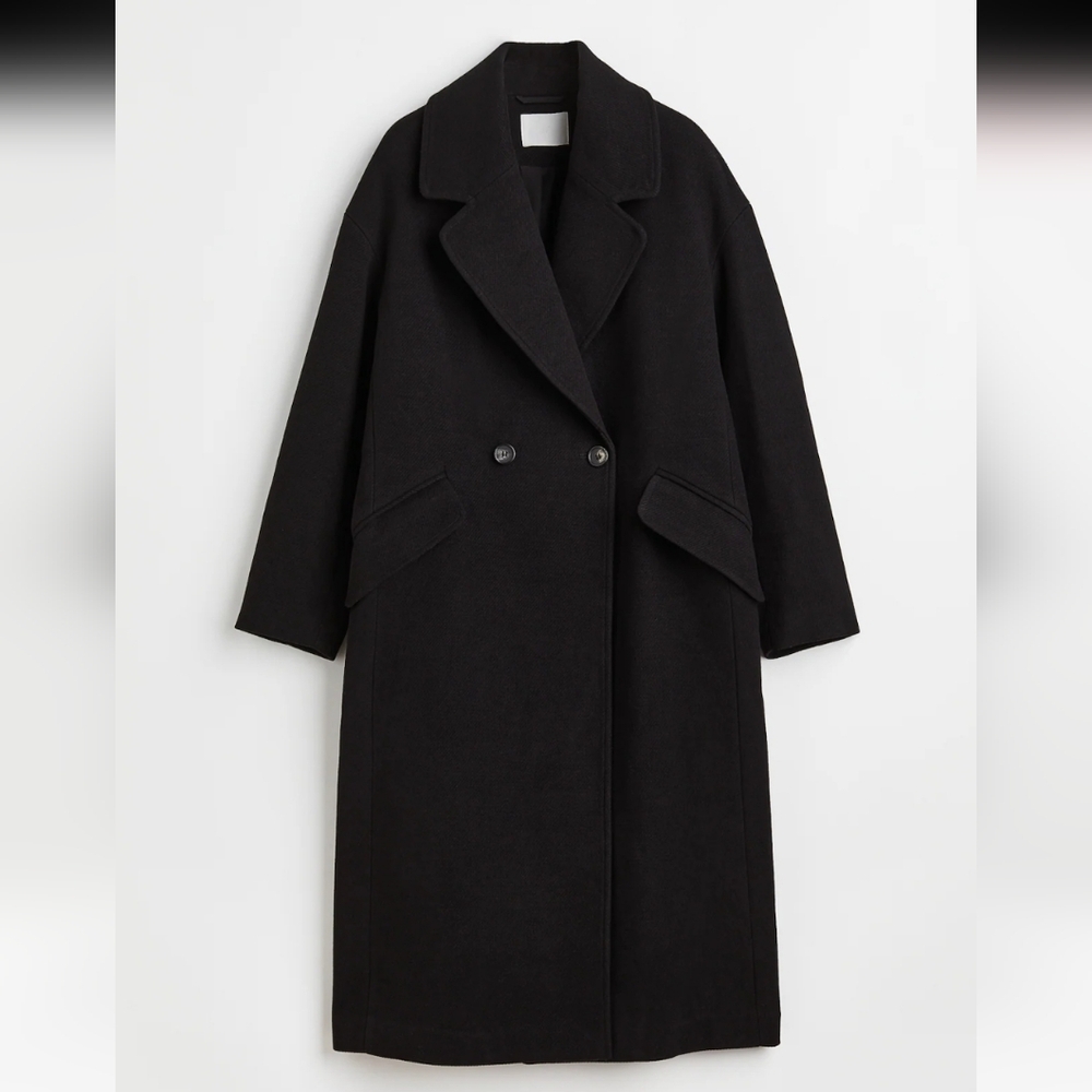 H&M Classic Black Coat